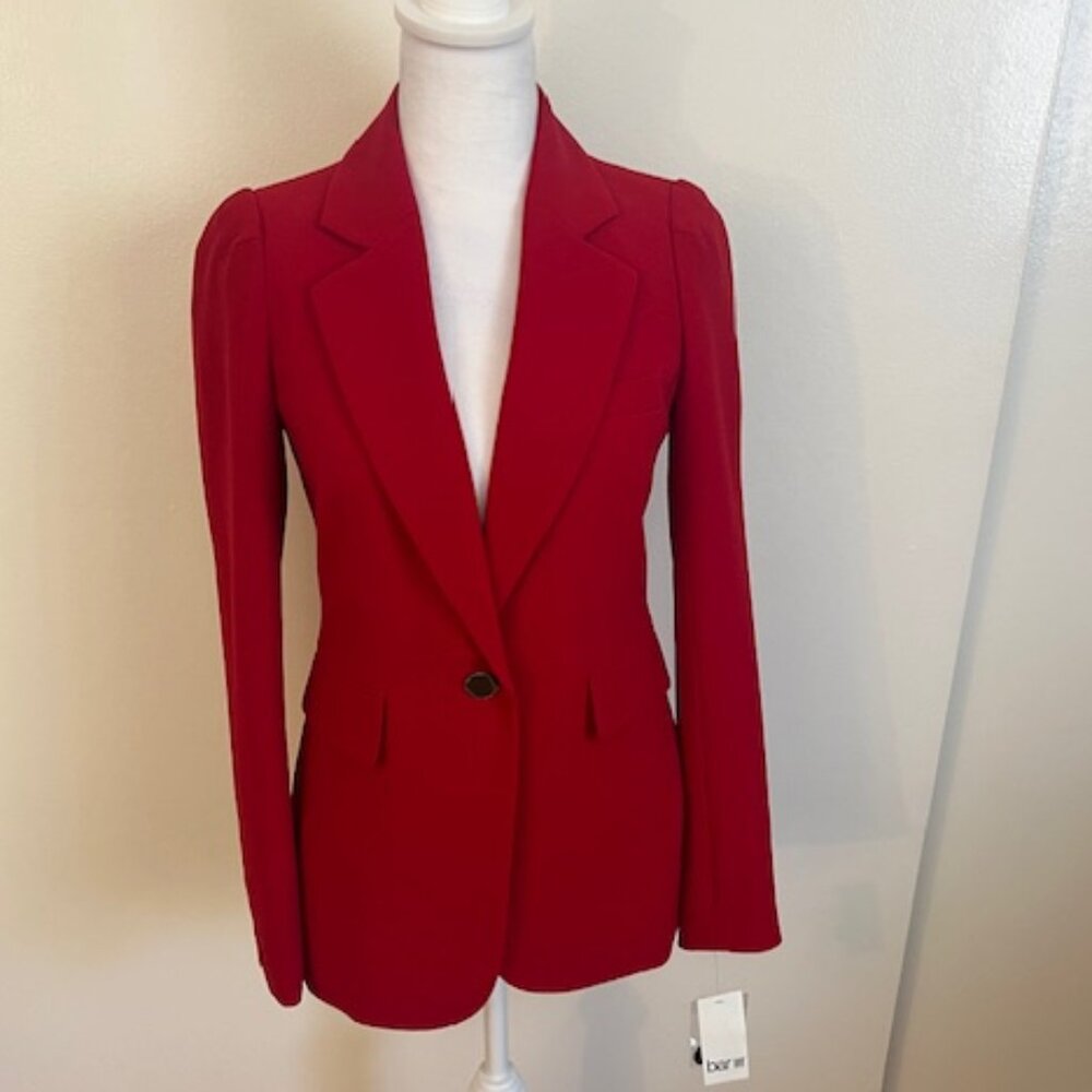 NWT! XXS - womens - Gorgeous Bar III blazer - red